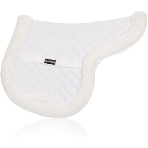 Equinavia Eidsvoll Forward Cut Shaped English Saddle Pad for Show Jumping with Ultra Fleece Trim in Saudi Arabia