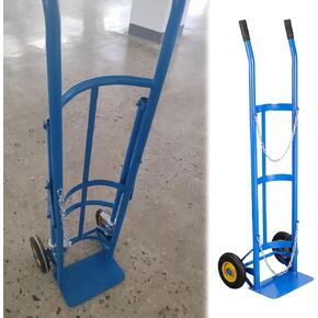 Laboratory/School/Workshops Small Gas Cylinder Cart, Heavy Duty Oxygen Cylinder Rack with Safety Chain, Nitrogen/Acetylene Tanks Trolley Load 440kg/ 880lbs in Saudi Arabia