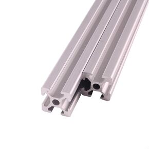 2020 600mm 2PCS Aluminum Extrusion Profile European Standard Anodized Linear Rail, for DIY 3D Printer Workbench CNC (23.62inch) in Kuwait