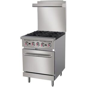 Central Exclusive CR4-N 24", 4 Burner Natural Gas Range in Saudi Arabia
