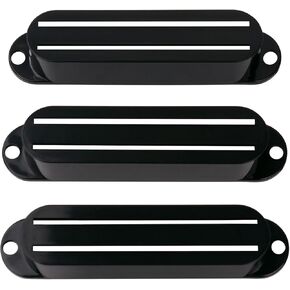 Banworks Electric Guitar Pickup Covers Dual-Coil Hot Rail Pickup Cover Mini Humbucker Cover Frame for Strat Guitars Pack of 3 JT/SYQG-05 Black in Saudi Arabia