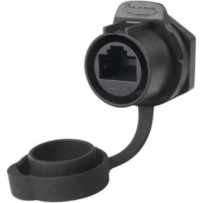 LP20 Network Cable Aviation Cat6 Interface Black Data Interface RJ45 Adapter Cable Network Network Cable (قابس الذكور) in Kuwait