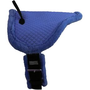 Miniature Quilted Bareback Pad with Fuzzy Fleece Bottom and 20" Girth in Saudi Arabia