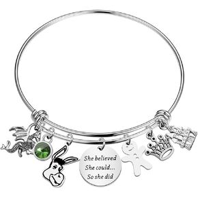 FAADBUK Shrek The Musical Inspired Bracelet Shrek Musical Theatre Gift Shrek Musical Fans Gift in Saudi Arabia