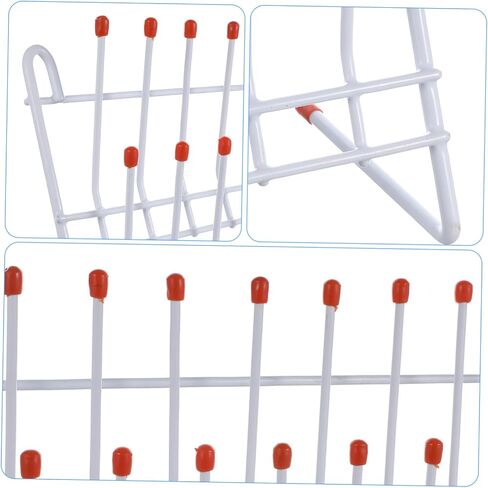 Amosfun Laboratory Test Tube Drying Rack Holder for Efficient Tube Drying Lightweight Design for Schools Research Institutes and Scientific Labs in Saudi Arabia