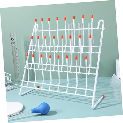 Amosfun Laboratory Test Tube Drying Rack Holder for Efficient Tube Drying Lightweight Design for Schools Research Institutes and Scientific Labs in Saudi Arabia