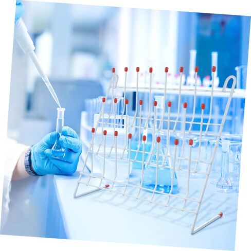 Amosfun Laboratory Test Tube Drying Rack Holder for Efficient Tube Drying Lightweight Design for Schools Research Institutes and Scientific Labs in Saudi Arabia