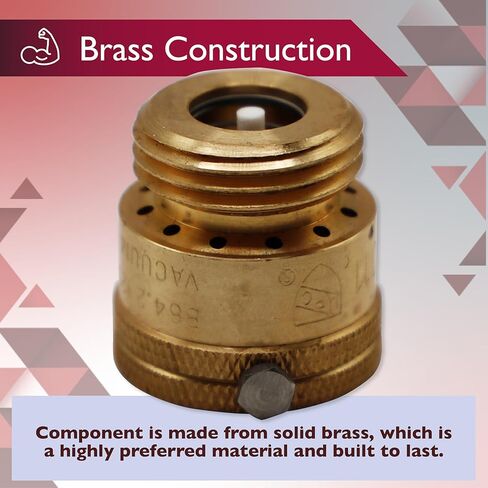 Vacuum Breaker 3/4 Inch Solid Brass Hose Bib Backflow Preventer for Garden Spigot RV in Kuwait