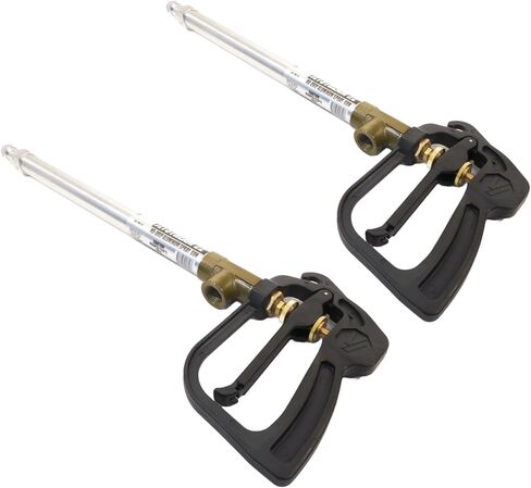 The ROP Shop | 2-Pack - Jetstream 22" No-Drip Trigger Spray Guns with Aluminum Barrel - Industrial Use in Kuwait