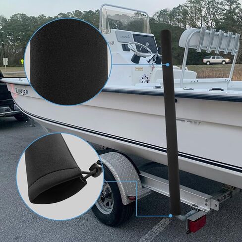 48 and 59 Inch Boat Trailer Guide Pole Cover,Neoprene Boat Trailer Guide Protective Covers,Heavy Duty Marine Trailer Guide Poles Cover for Jet Ski Boat Sailboat Trailer (2 Pcs) in Kuwait