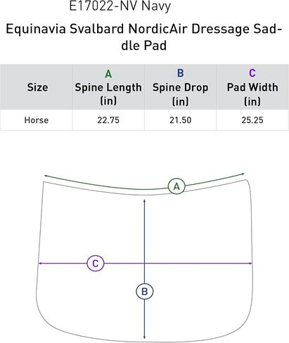Equinavia Svalbard Dressage Saddle Pad مع Nordicair ™ Tech in Saudi Arabia