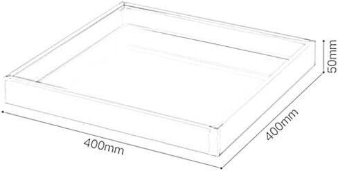 Leakproof Stainless Steel Oil Tank Spill Tray, Rectangular Drain Pan for Oil Change, Kitchen & Garage Spill Containment, 23.62"x15.75"x1" Drainage Platform, Durable & Easy to Clean in Saudi Arabia