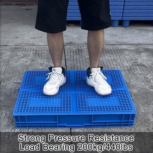 Versatile Drip Tray for Plants & Pets - Stackable Plastic Oil Drain Pan, One-Piece Molding, Large Storage Solution (Blue, 96x46x11cm / 38x18x4in) in Saudi Arabia