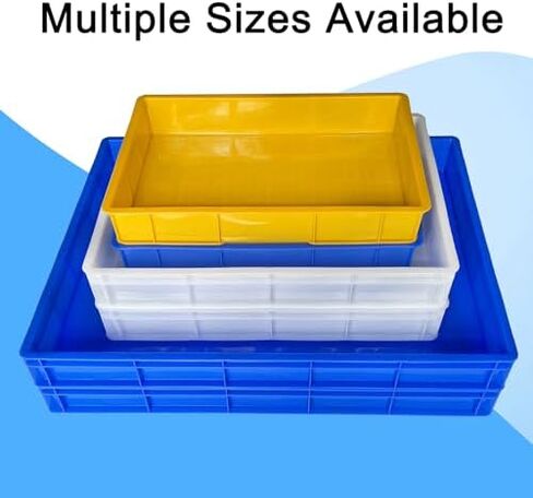 Versatile Drip Tray for Plants & Pets - Stackable Plastic Oil Drain Pan, One-Piece Molding, Large Storage Solution (Blue, 96x46x11cm / 38x18x4in) in Saudi Arabia