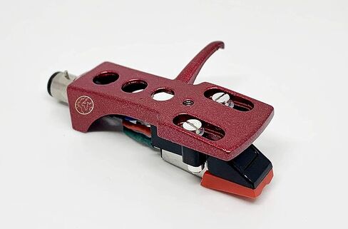 Red Headshell ، Mount ، Cartridge and Stylus ، الإبرة الإهليلجية لـ Kenwood KD-2070 ، KD-5077 ، KD-550 ، KD-3100 ، KD-2055 ، L07D ، KD-3077 ، KD-600 ، KD-500 ، PU-400 in Saudi Arabia
