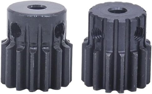 ترس الأسنان السومية التروس 1 mcs 1m 18T تحفيز العتاد الحجم 4/5/6/6.35/7/8mm مادة الصلب الكربوني الأسود (5 مم) in Saudi Arabia
