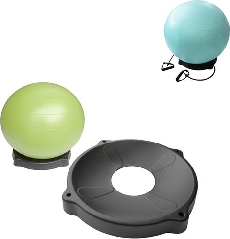Exercise Ball Base, Ball Chair Stand Base Supplies, Ball Support Ball Holder Stand for Workout Pilates Outdoor in Saudi Arabia