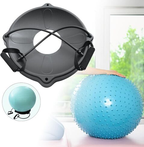 Exercise Ball Base, Ball Chair Stand Base Supplies, Ball Support Ball Holder Stand for Workout Pilates Outdoor in Saudi Arabia