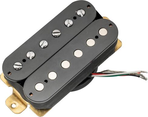 Musiclily Basic 50mm Ceramic Humbucker Double Coil Neck Pickup for Electric Guitar, Black in Saudi Arabia