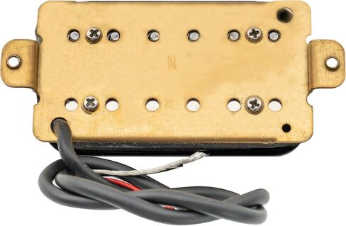 Musiclily Basic 50mm Ceramic Humbucker Double Coil Neck Pickup for Electric Guitar, Black in Saudi Arabia