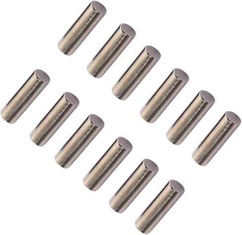 FAVOMOTO 60PCS Humbucker Pickup Pole Slugs, Steel 5mm Polepiece Pickup Magnet Slug Rods Polepiece Magnet Rods for Electric Guitar Bass Replacement Parts in Saudi Arabia