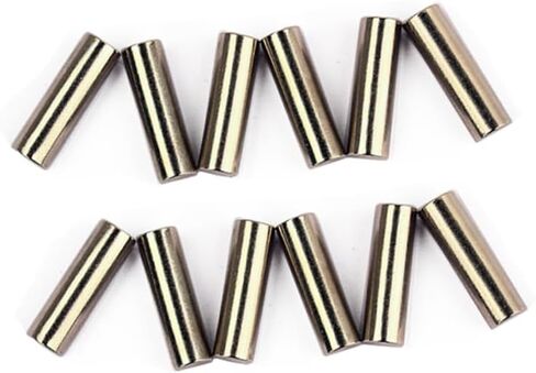 FAVOMOTO 60PCS Humbucker Pickup Pole Slugs, Steel 5mm Polepiece Pickup Magnet Slug Rods Polepiece Magnet Rods for Electric Guitar Bass Replacement Parts in Saudi Arabia