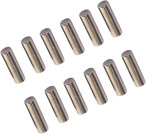 FAVOMOTO 60PCS Humbucker Pickup Pole Slugs, Steel 5mm Polepiece Pickup Magnet Slug Rods Polepiece Magnet Rods for Electric Guitar Bass Replacement Parts in Saudi Arabia