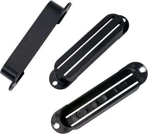 Banworks Electric Guitar Pickup Covers Dual-Coil Hot Rail Pickup Cover Mini Humbucker Cover Frame for Strat Guitars Pack of 3 JT/SYQG-05 Black in Saudi Arabia