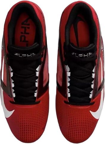 Nike Alpha Menace 4 Pro Football Cleats (FD7037-600 ، University Red/Metallic Silver/Team Red) Size 7.5 in Saudi Arabia
