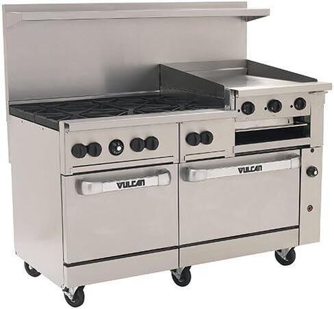 VULCAN 60-SC-6B-24GB-N GAS ENDURENG GAS-60 "W ، 6 شعلات ، فرن عرض قياسي واحد ، فرن عرض 1 Baker ، 24" شواية يدوي وربح ، قياسي ، طبيعي ، طبيعي in Saudi Arabia