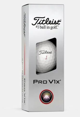 Titleist Pro V1x Golf Balls (White ، 3pk) 1 Sleeve 2025 in Saudi Arabia