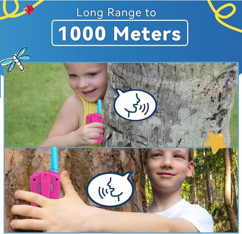 RETEVIS RT-388 Kids Walkie Talkies for Girls Boys ، من 6 إلى 12 عامًا من ألعاب الأطفال ، 22 CH LCD ، هدايا عيد الميلاد في عيد الميلاد ، التخييم في الهواء الطلق (Pink ، 2 Pack) in Saudi Arabia