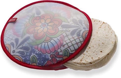 Prepara Tortilla Warmer Fabric And Silicone, Red in Saudi Arabia