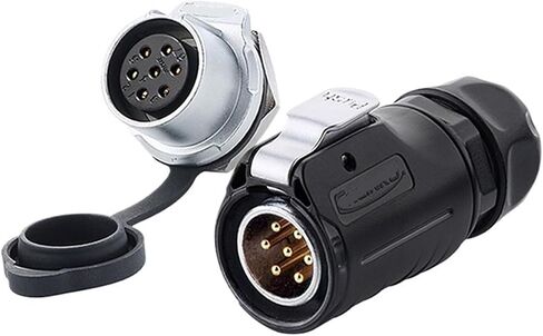 LP20 wire quick connector 2 3 4 5 7 9 12 14 core waterproof aviation socket(2 core) in Kuwait