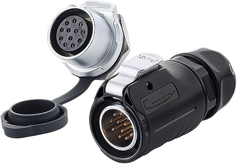 LP20 wire quick connector 2 3 4 5 7 9 12 14 core waterproof aviation socket(2 core) in Kuwait