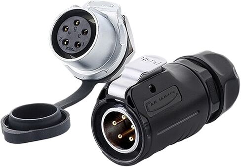 LP20 wire quick connector 2 3 4 5 7 9 12 14 core waterproof aviation socket(2 core) in Kuwait
