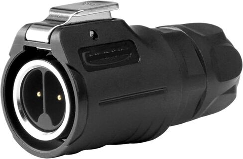 LP16 Lock Wire 2-core semi-Metal b Waterproof Aviation Socket Screw Crimping Male and Female Docking Power Connector(Butt Female Head) in Saudi Arabia