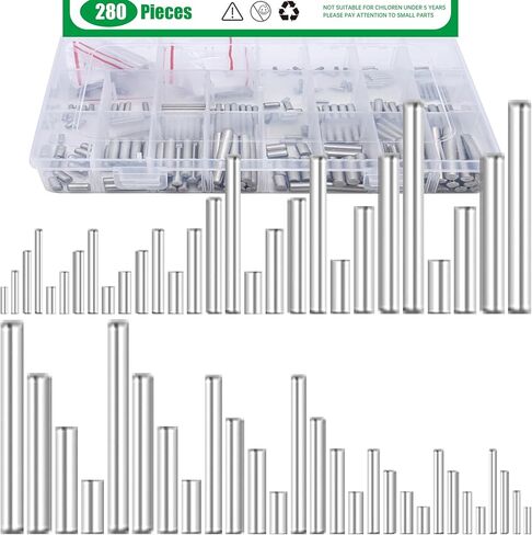 280pcs 28 أحجام 304 مجموعة تباينات الصلب الفولاذ المقاوم للصدأ ، M1.5 M2 M2.5 M3 M4 M5 M6 in Saudi Arabia