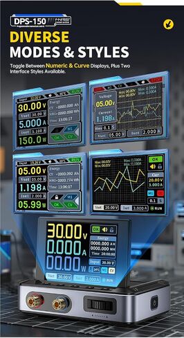 مزود الطاقة DPS-150 DC ، مزود طاقة Benchtop المتغير ، 30V 5A مصدر الطاقة CNC قابلة للبرمجة مع إدخال PD/QC/DC ، محول الطاقة القابل للتعديل in Saudi Arabia