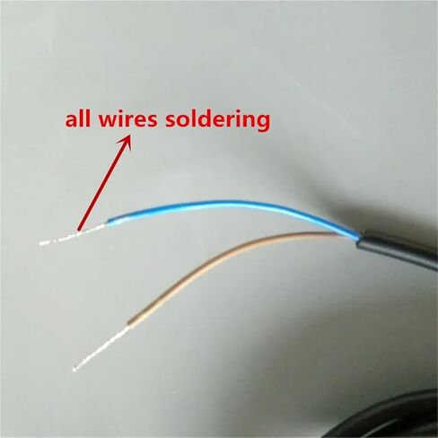 250v Ac Proximity Sensor Switch M18 Inductive Ac220v No Nc Metal Case 5mm 8mm Detection Distance Approach Sensors(AC NC) in Saudi Arabia