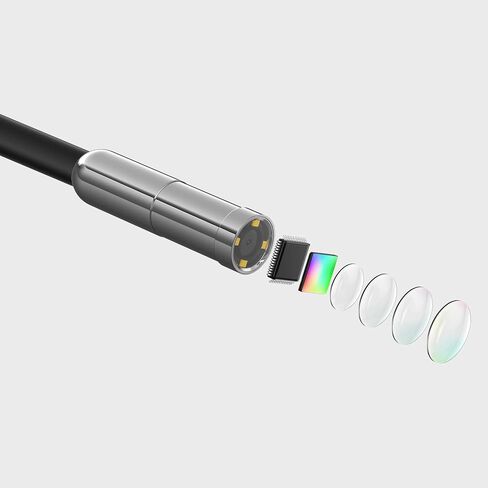 Borescopes Endoscopes NTC125 فحص كاميرا الكاميرا المنزل استخدم كاميرا فحص التركيز التلقائي ، منظار USB متصل بالهبوط مع Android و PC و Apple OSX （TSNTC125） in Saudi Arabia