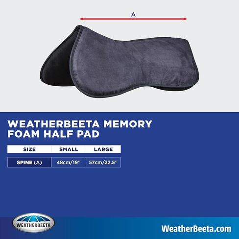 Weatherbeeta Memory Foam Foam Comfort Pad ، أسود ، كبير in Saudi Arabia
