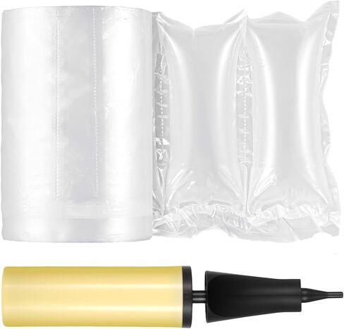 440 Count Air Pillows for Shipping with Hand Pump Filler Air Pockets Purse Inflatable Airs Bags for Packing 4" x 8" Box Stuffing Keep Shape Alternative to Packing for Filling Voids in Packages in Saudi Arabia