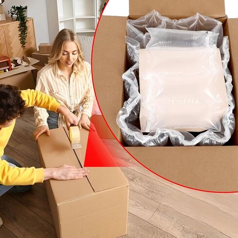 440 Count Air Pillows for Shipping with Hand Pump Filler Air Pockets Purse Inflatable Airs Bags for Packing 4" x 8" Box Stuffing Keep Shape Alternative to Packing for Filling Voids in Packages in Saudi Arabia