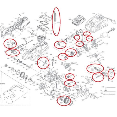 Gerrit 1821.048.027 لوحة أسنان لويضة ل BXT3-13 أو BXT3-16 أداة ربط بلاستيكية تعمل بالبطارية in Kuwait
