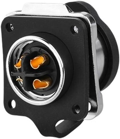 LP20 9-pin أنثى الذكور مقبس الطيران المقاوم للماء الأصفر العكسي IP68 موصل UL (التثبيت العكسي شفة) in Kuwait