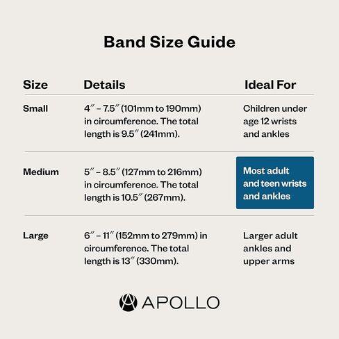 Apollo Neuro Sleep Band | Enhance Sleep With Adjustable Ankle Strap for Apollo Wearable Devices in Saudi Arabia