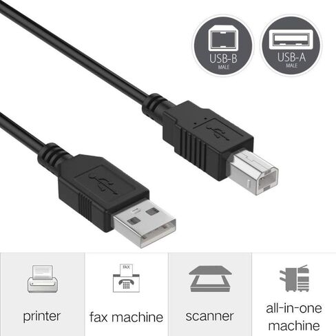 6ft USB 2.0 Cable Cord Replacement for Akai MPD16 MPD18 MPD24 MPD25 MPD26 MPD32 Professional in Saudi Arabia