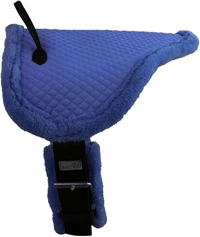 Miniature Quilted Bareback Pad with Fuzzy Fleece Bottom and 20" Girth in Saudi Arabia