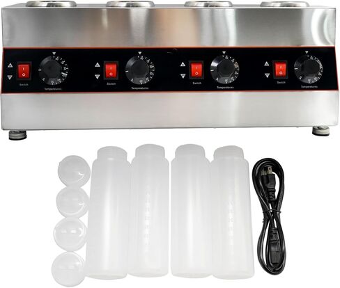 Commercial Electric Sauce Warmer Electric Cheese Sauce Warmer Hot Fudge Warmer Dispenser Cheese Dispenser Warmer with 1 Pump (1 Pump Head) in Saudi Arabia